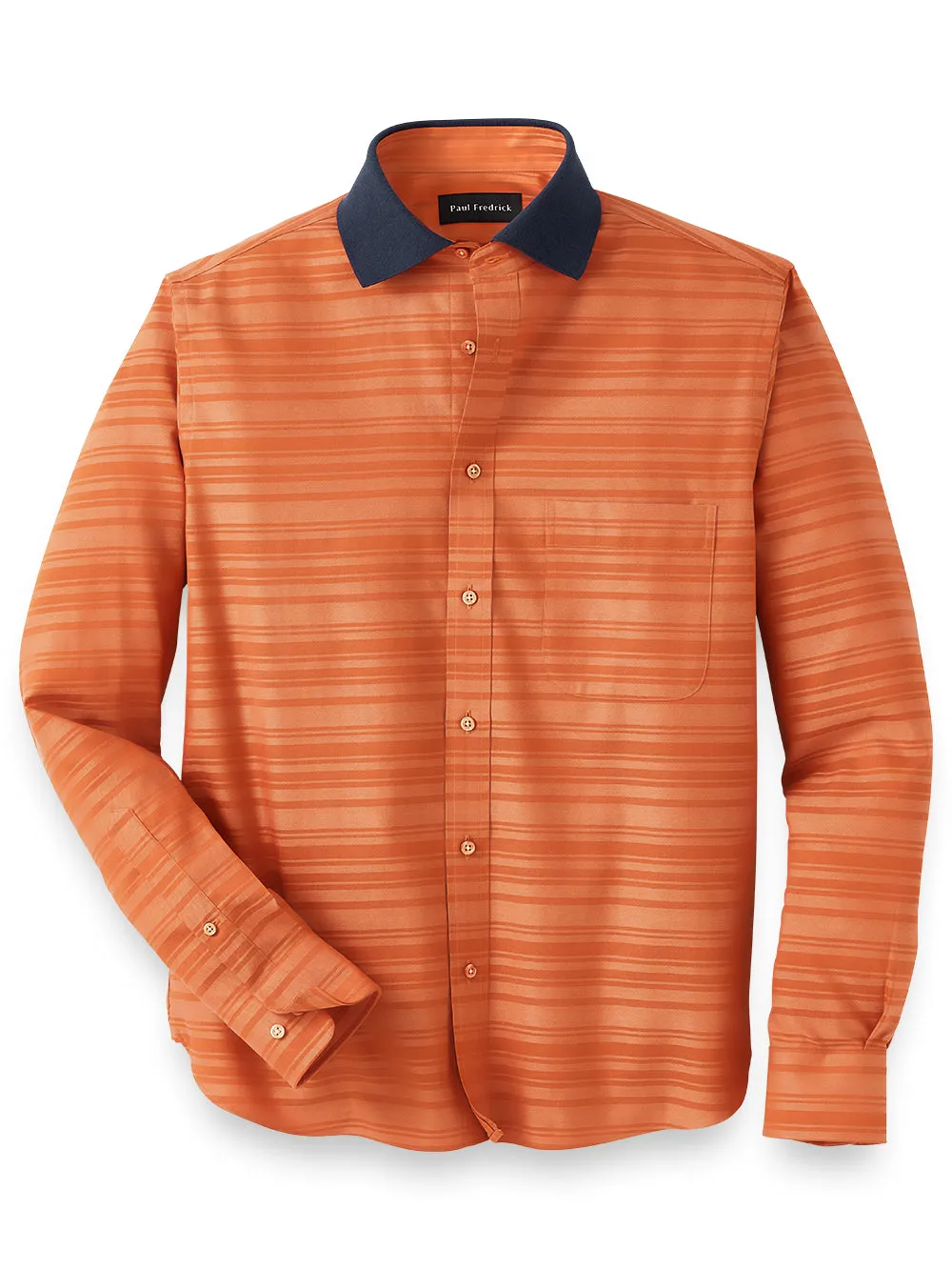 Knit Collar Casual Shirt sold by Paul Fredrick