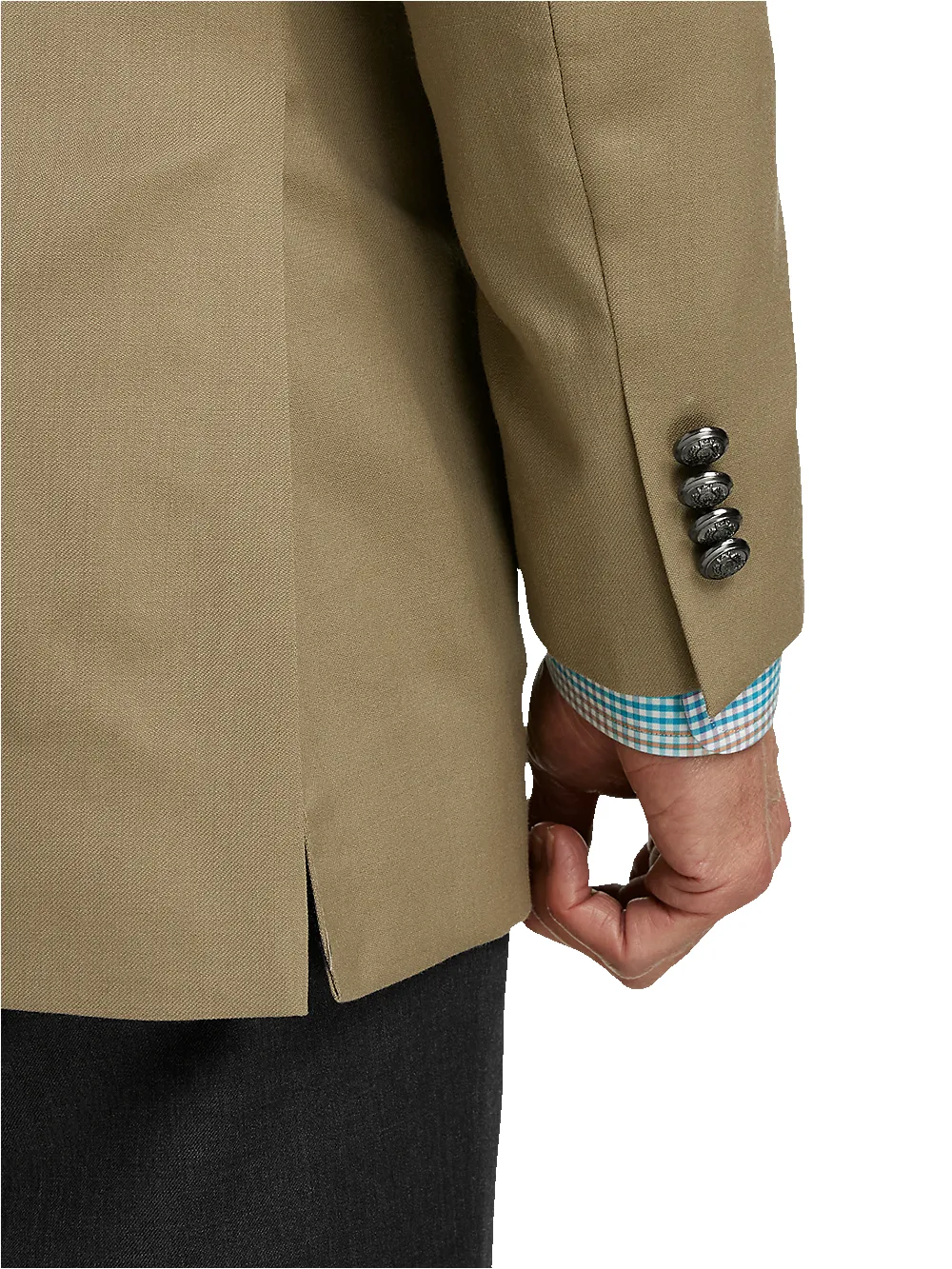 Travel Blazer - Tan sold by Paul Fredrick product image thumbnail 3