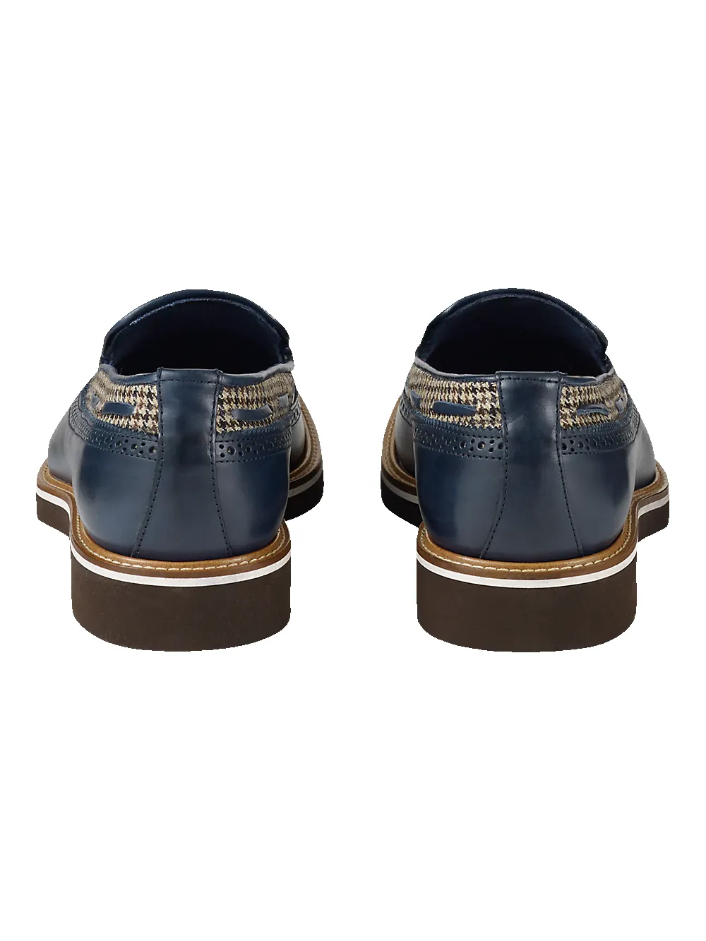Hampden Tassel Loafer - Navy Multi sold by Paul Fredrick product image thumbnail 4