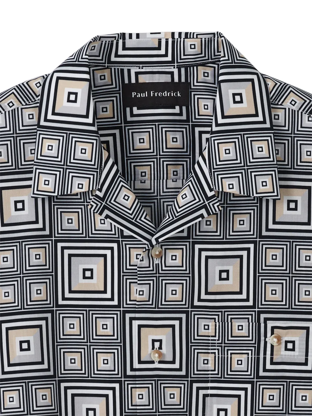 Cotton Geometric Casual Shirt sold by Paul Fredrick product image thumbnail 2