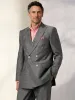 Performance Blend Double Breasted Peak Lapel Suit sold by Paul Fredrick