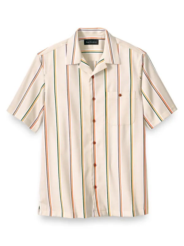 Cotton Stripe Casual Shirt sold by Paul Fredrick