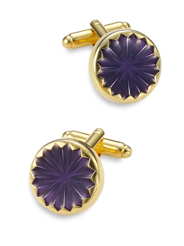 Enamel Starburst Cufflinks sold by Paul Fredrick
