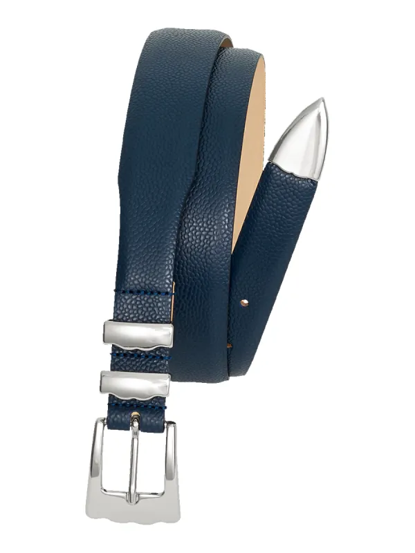 Chandler Belt - Navy sold by Paul Fredrick