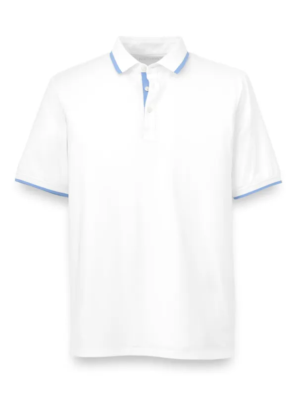 Performance Blend Three Button Polo sold by Paul Fredrick