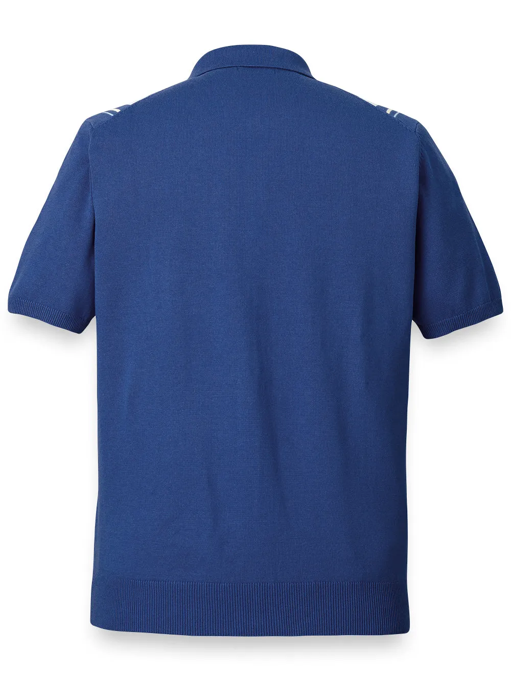 Cotton Full Zip Polo sold by Paul Fredrick product image thumbnail 2