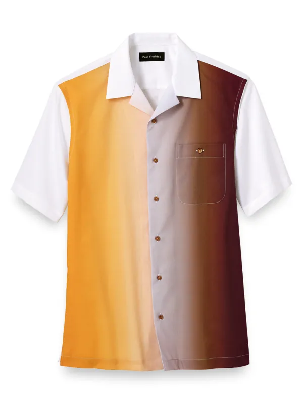 Cotton Ombre Solid Print Casual Shirt sold by Paul Fredrick