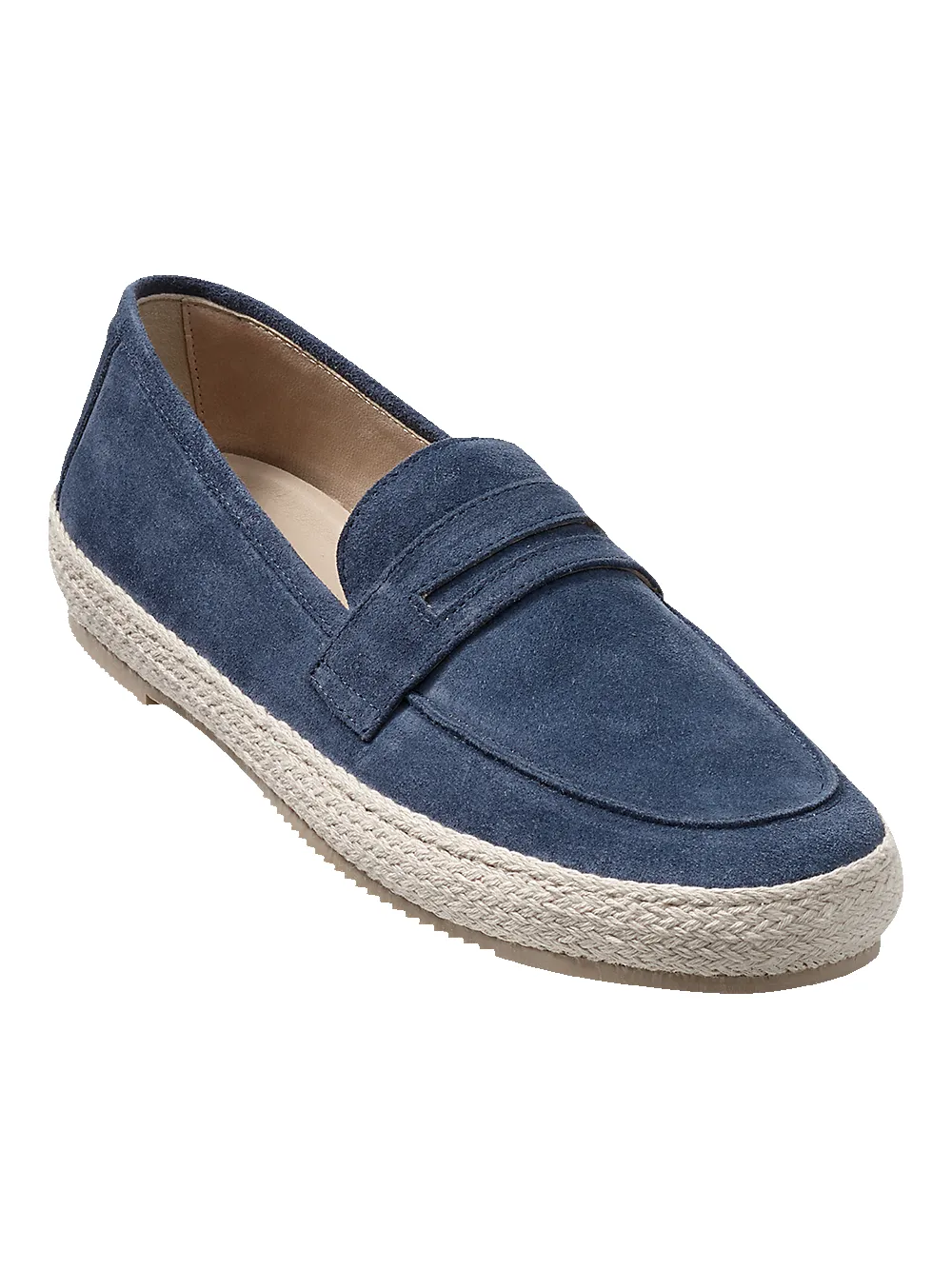 Lamar Penny Loafer - Blue sold by Paul Fredrick
