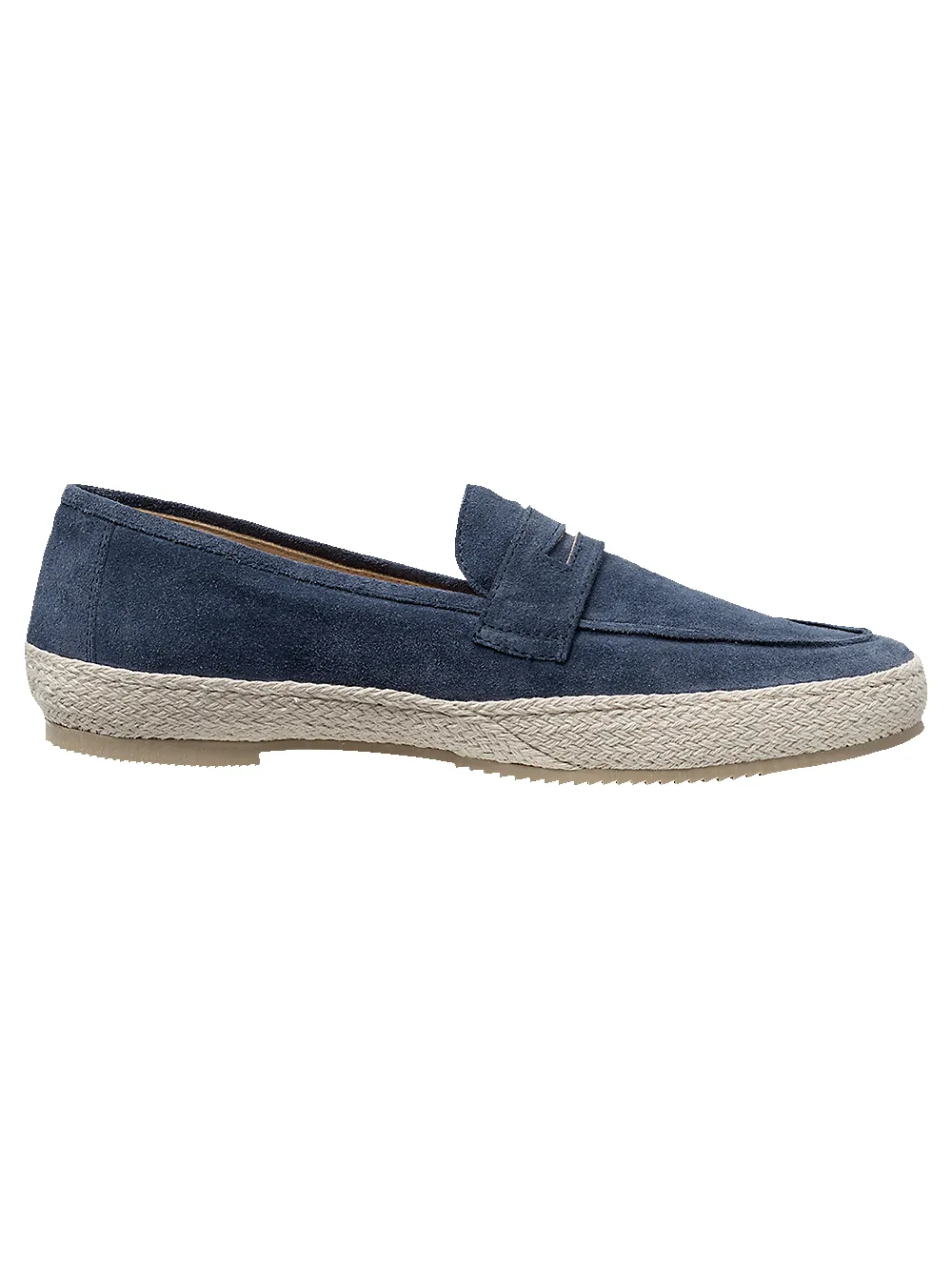 Lamar Penny Loafer - Blue sold by Paul Fredrick product image thumbnail 2