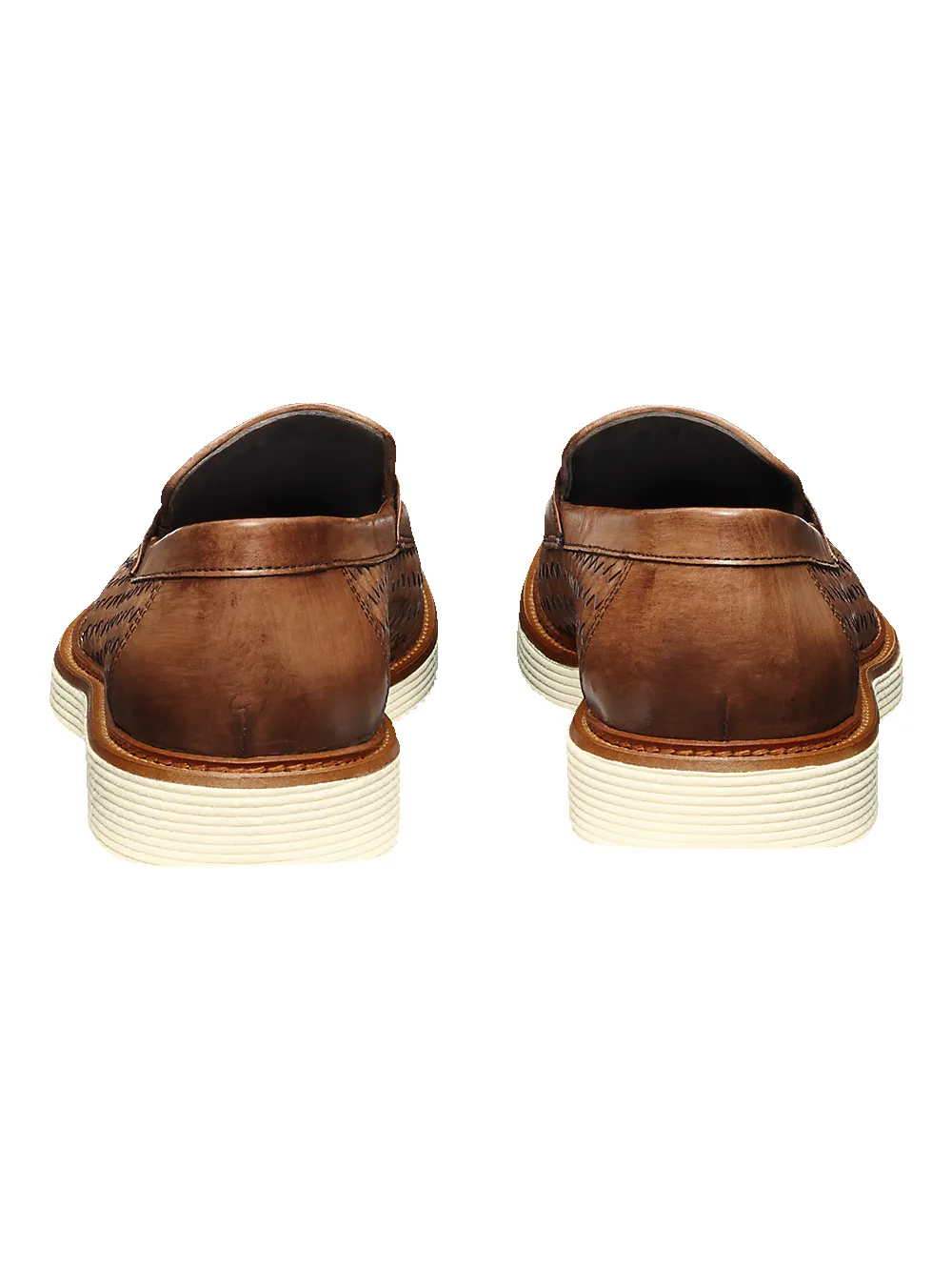 Jasper Tassel Loafer - Chestnut sold by Paul Fredrick product image thumbnail 4
