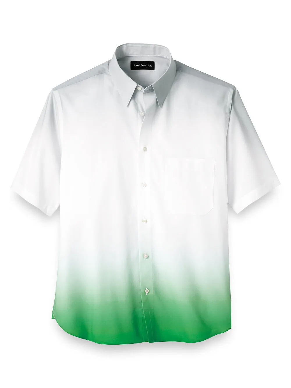 Cotton Ombre Solid Print Casual Shirt sold by Paul Fredrick