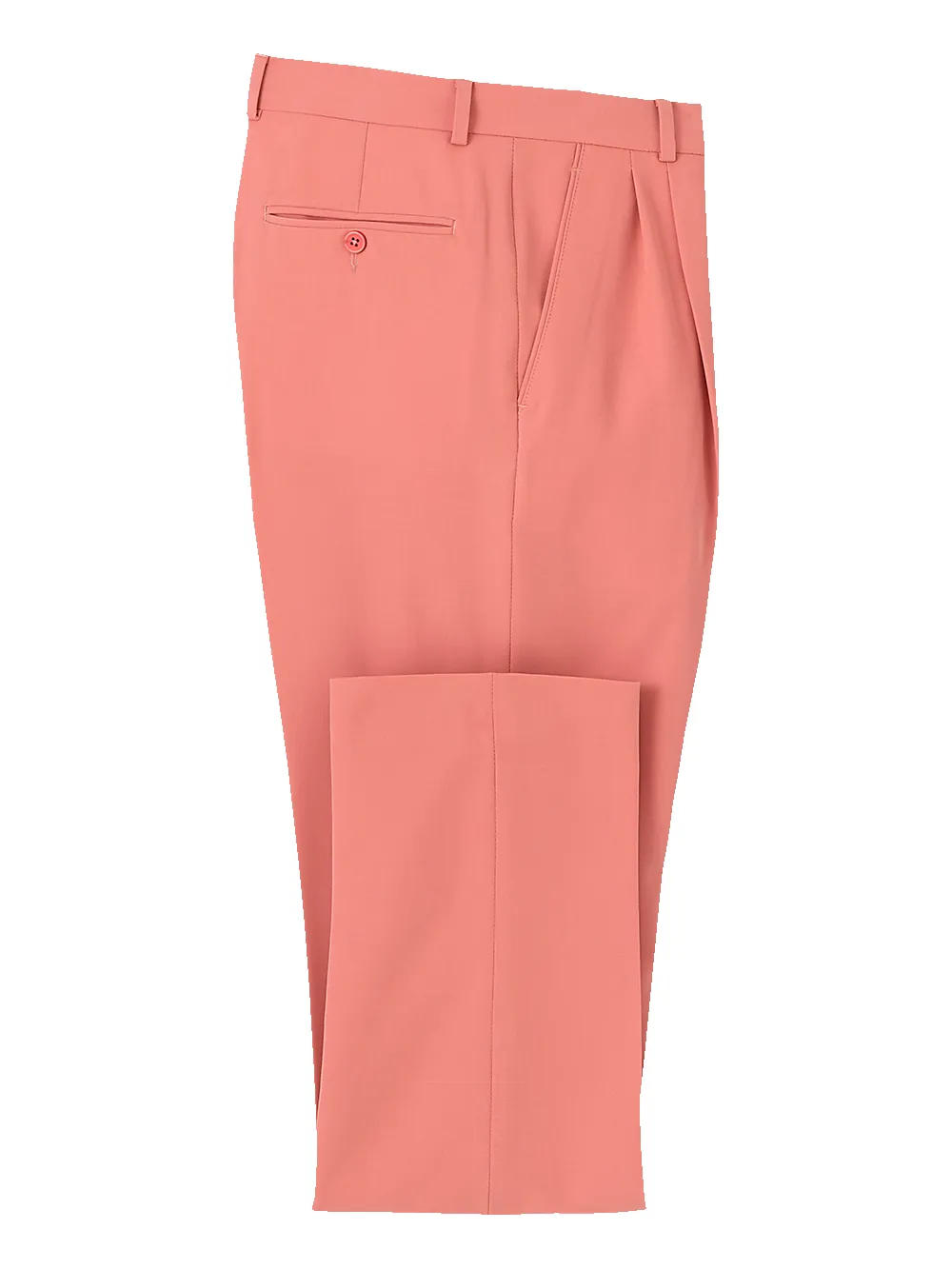 Comfort Stretch Travel Pants - Coral sold by Paul Fredrick product image thumbnail 4