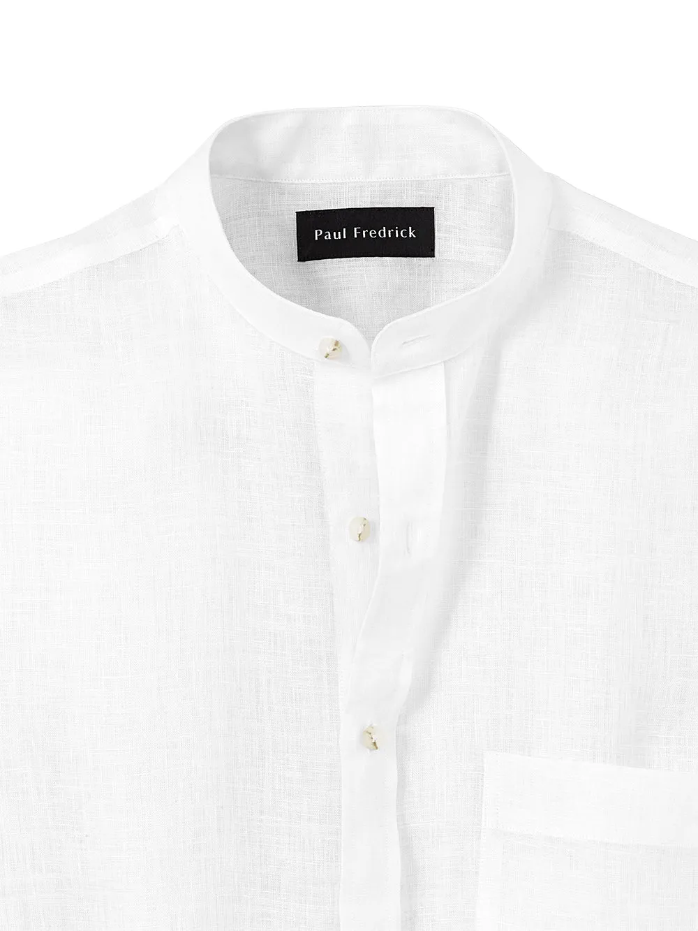 Linen Solid Casual Shirt sold by Paul Fredrick product image thumbnail 3