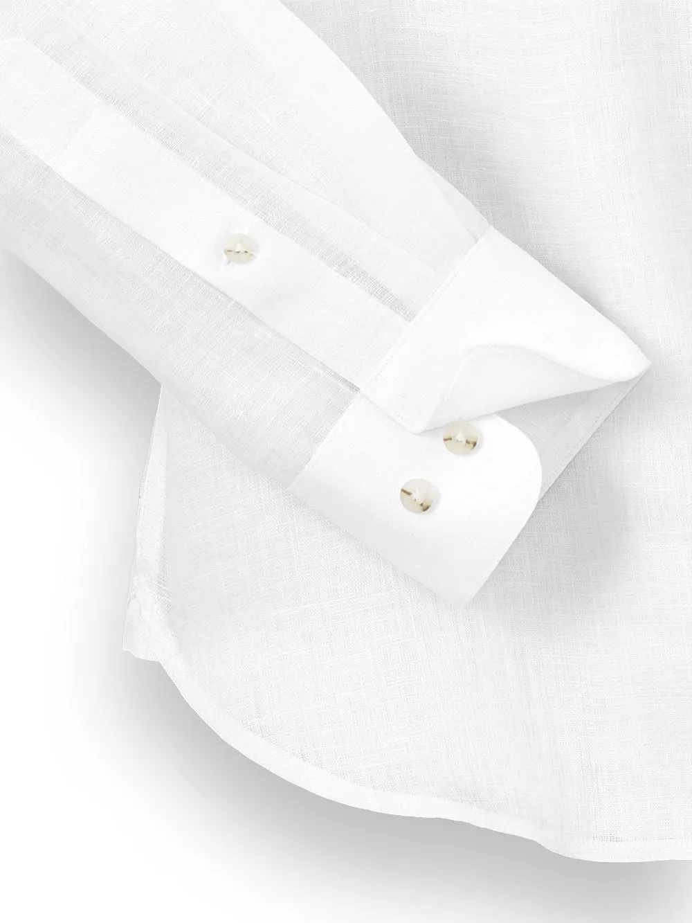 Linen Solid Casual Shirt sold by Paul Fredrick product image thumbnail 4