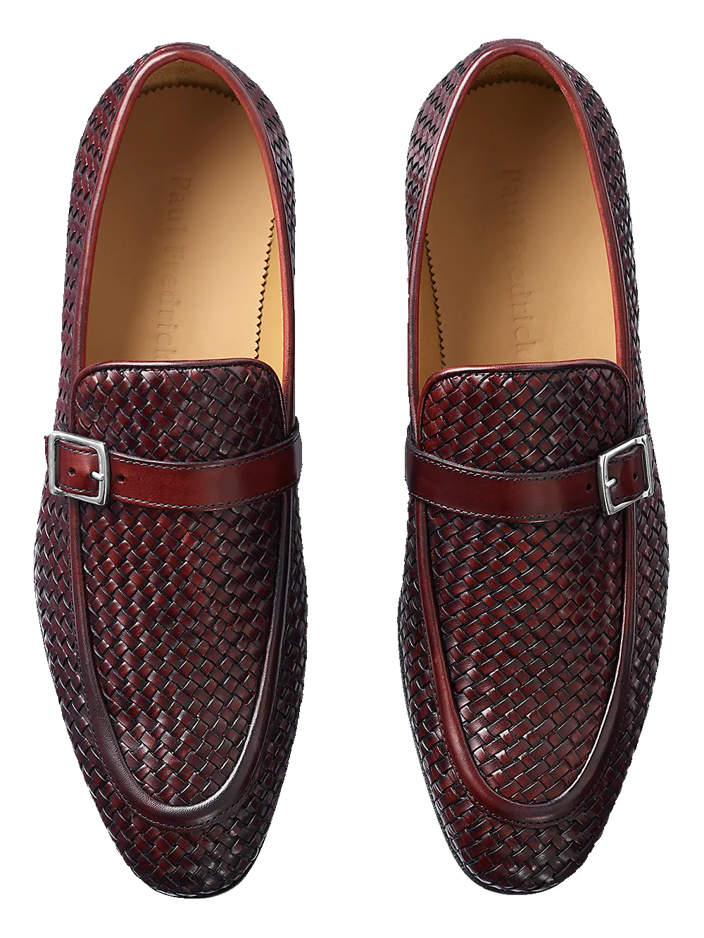Brennan Belted Loafer - Burgundy sold by Paul Fredrick product image thumbnail 3