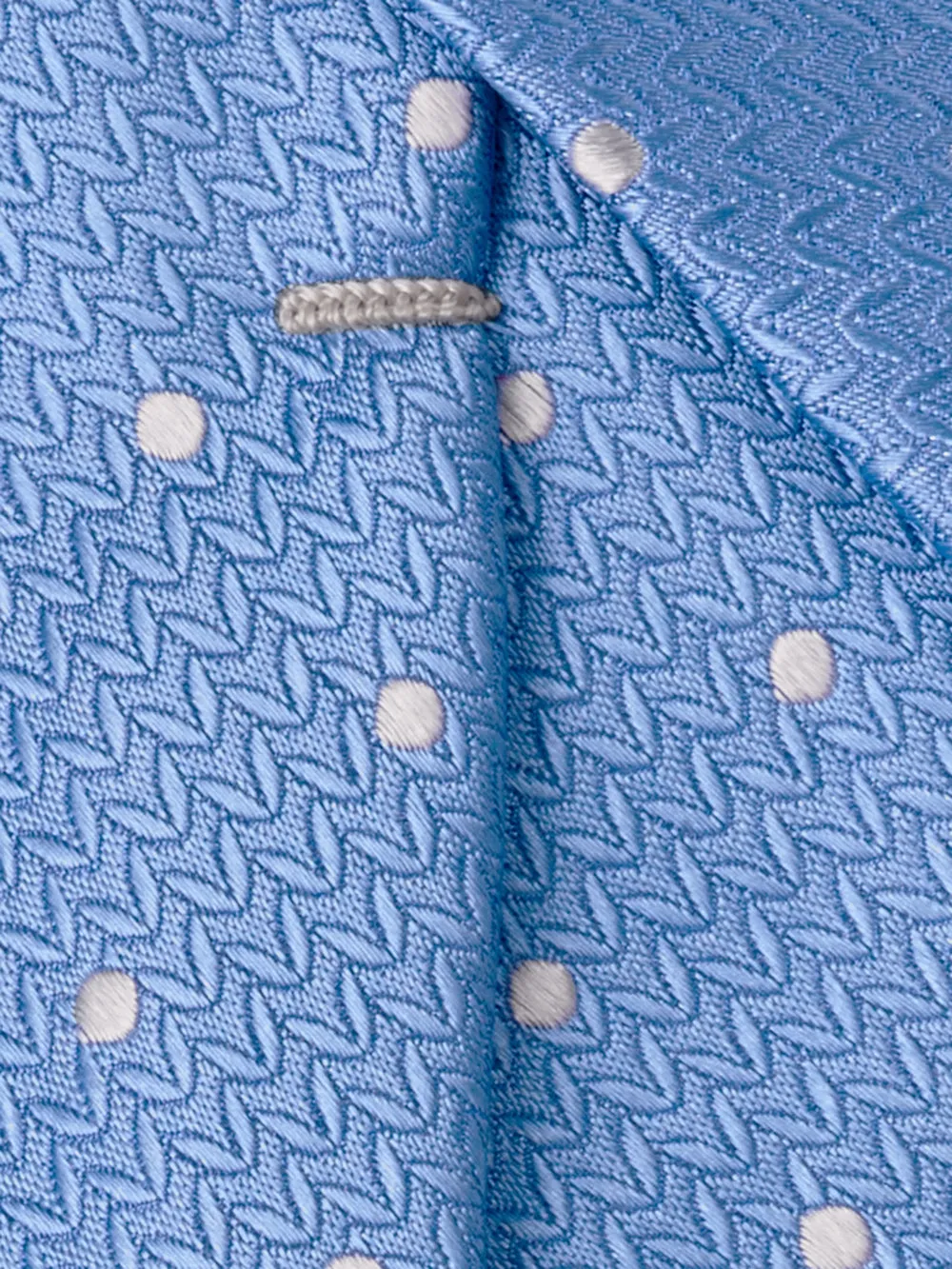 Dot Woven Silk Tie sold by Paul Fredrick product image thumbnail 4