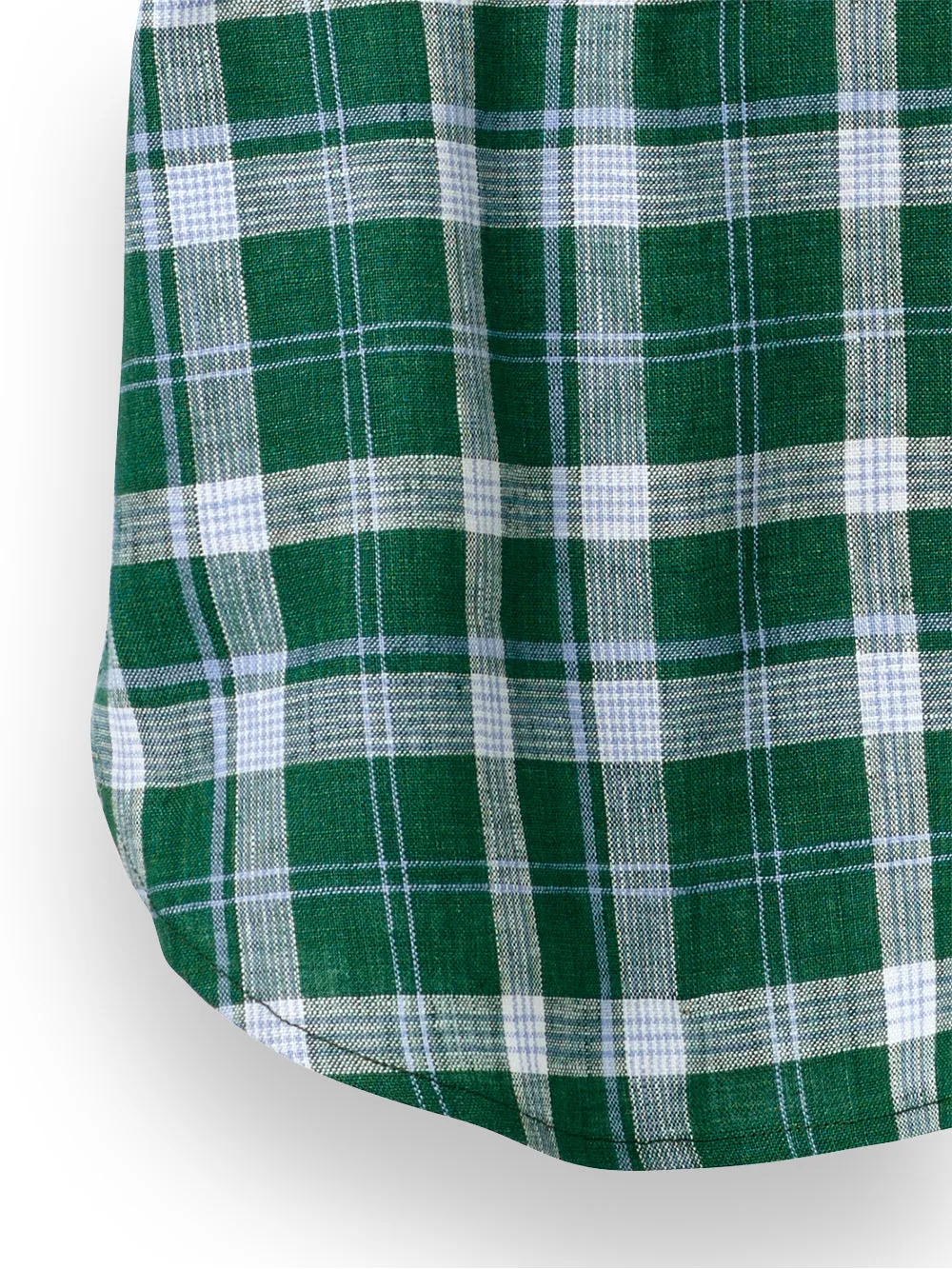Linen Plaid Casual Shirt sold by Paul Fredrick product image thumbnail 4