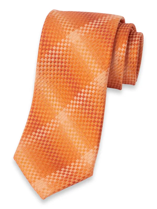 Geometric Woven Silk Tie sold by Paul Fredrick