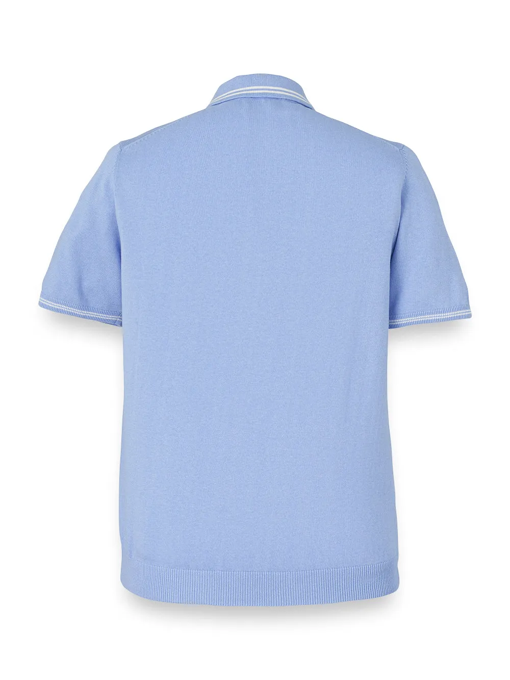Cotton Zip Polo sold by Paul Fredrick product image thumbnail 3