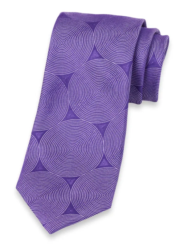 Circles Woven Silk Tie sold by Paul Fredrick