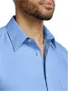 Linen Solid Casual Shirt - Light Blue sold by Paul Fredrick