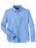 Linen Solid Casual Shirt - Light Blue sold by Paul Fredrick