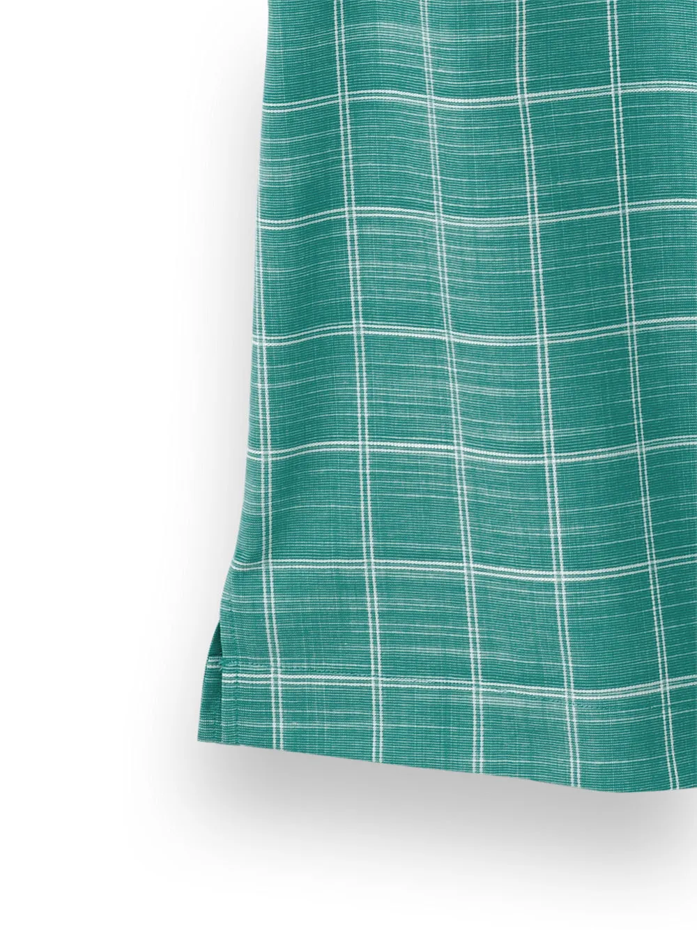 Cotton Windowpane Casual Shirt sold by Paul Fredrick product image thumbnail 3