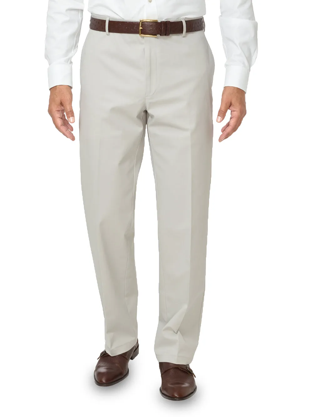 Non-iron Impeccable Flat Front Pant sold by Paul Fredrick
