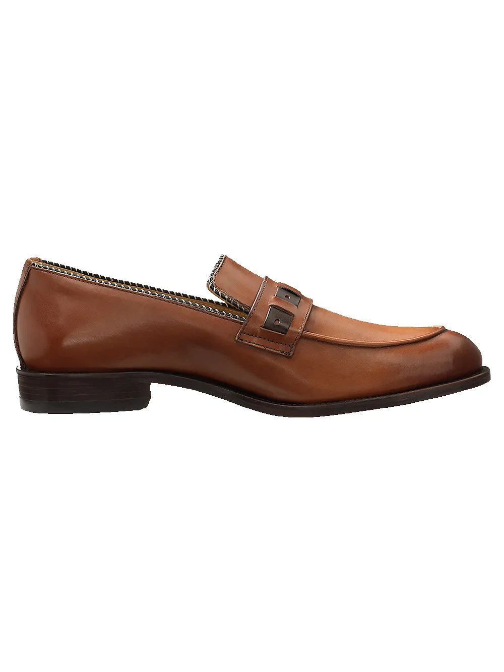Hugh Penny Loafer - Chestnut sold by Paul Fredrick product image thumbnail 2