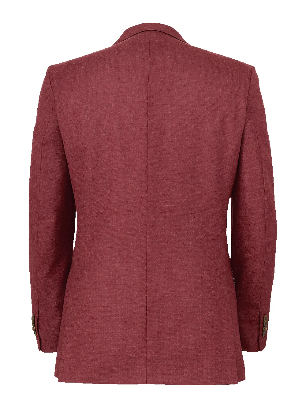 Wool Single Breasted Notch Lapel Sport Coat - Terracotta sold by Paul Fredrick product image thumbnail 5