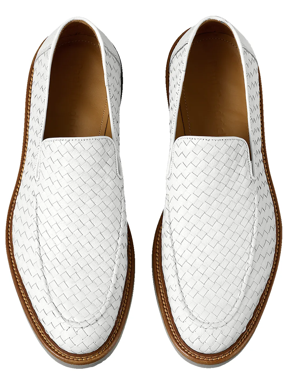 Noah Hybrid Venetian Loafer - White sold by Paul Fredrick product image thumbnail 3