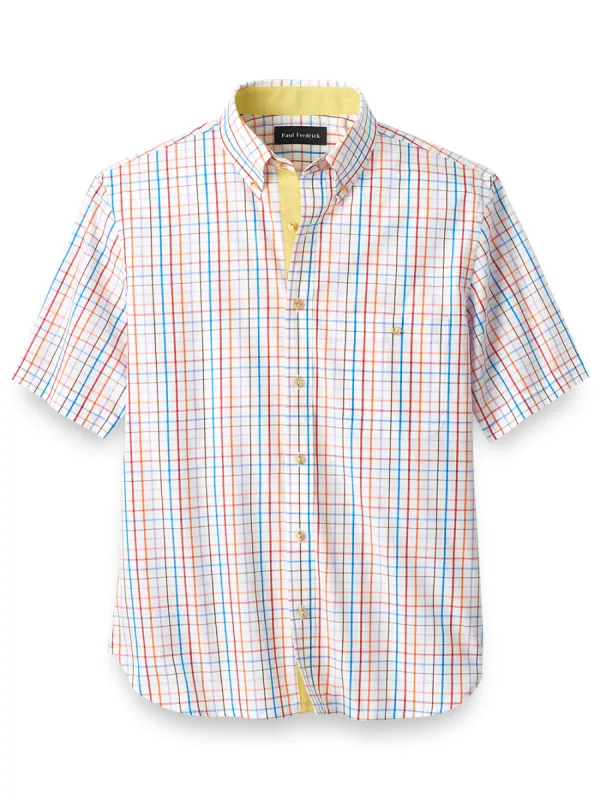 Cotton Check Casual Shirt sold by Paul Fredrick