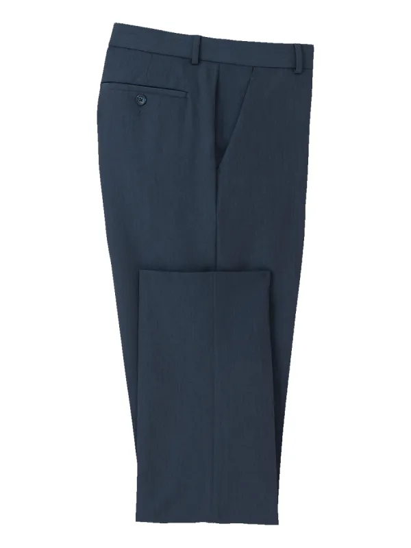 Comfort Stretch Travel Pants - Blue sold by Paul Fredrick