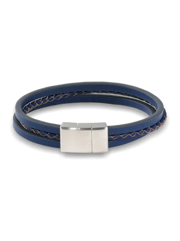 Multiple Layer Leather Bracelet made by Paul Fredrick