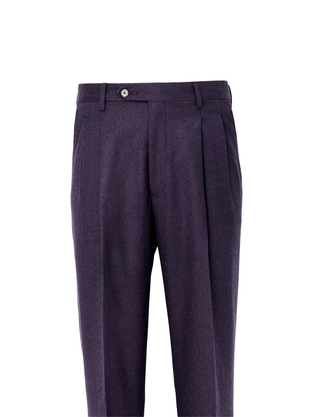 Wool Flannel Pleated Pant | Clearance sold by Paul Fredrick product image thumbnail 2