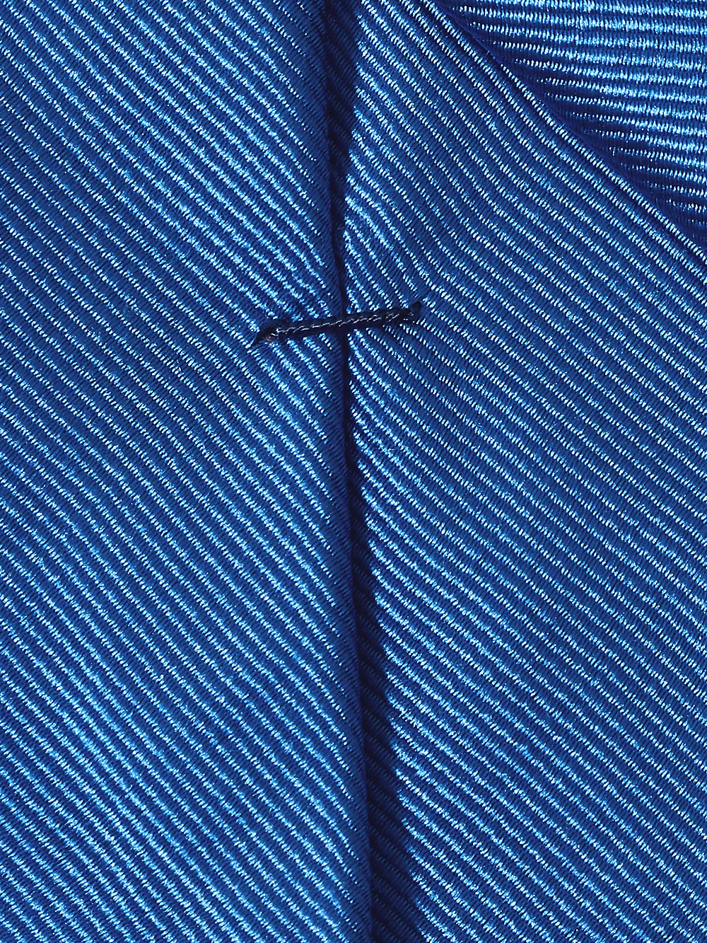 Solid Twill Woven Silk Tie - Black sold by Paul Fredrick product image thumbnail 4