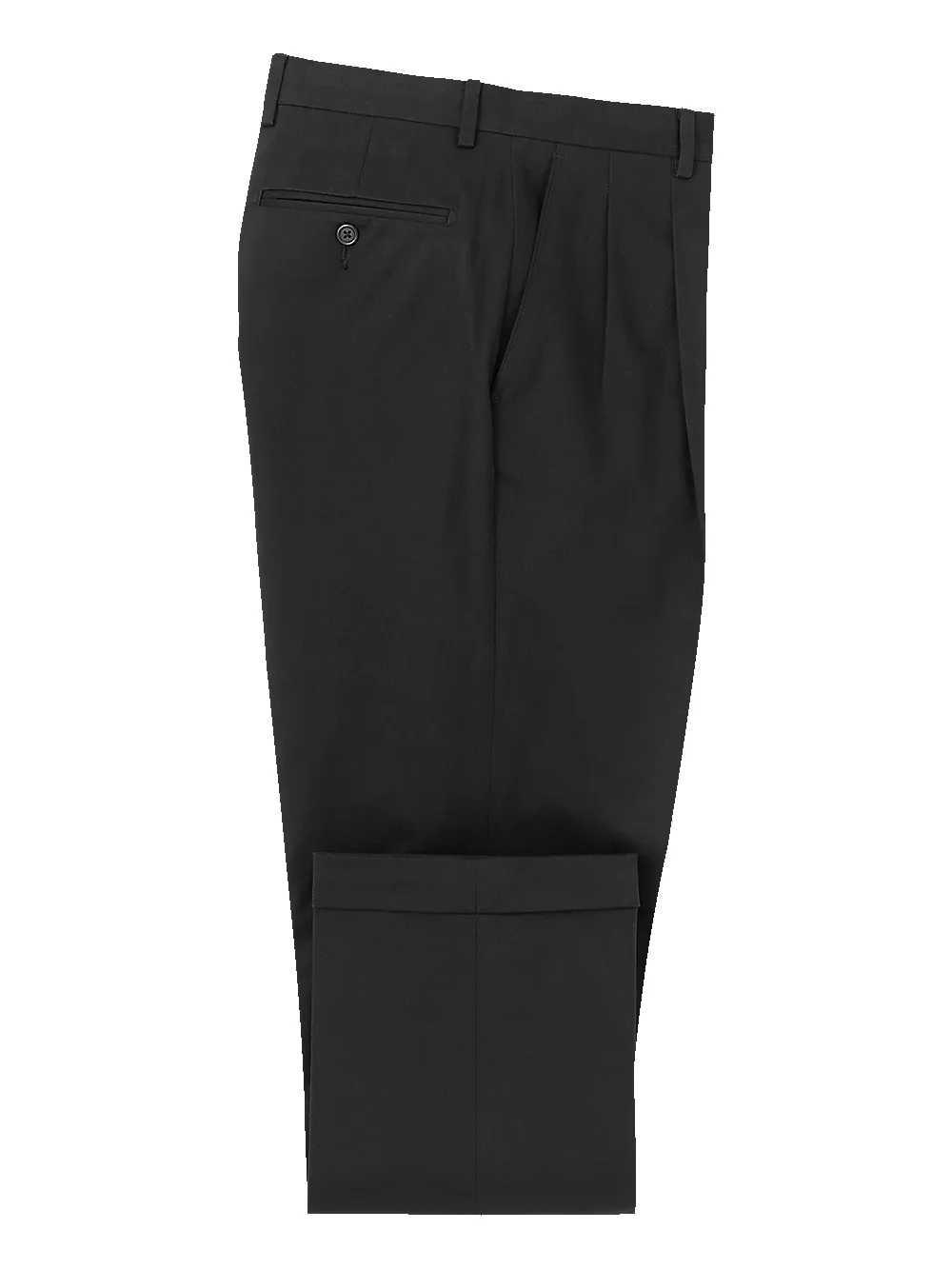 Cotton Stretch Twill Pants - Black sold by Paul Fredrick product image thumbnail 4