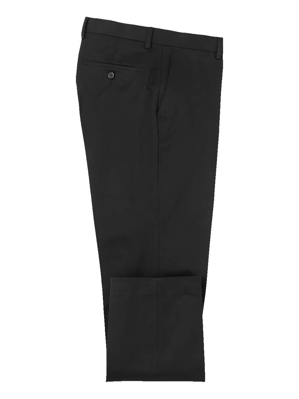 Cotton Stretch Twill Pants - Black sold by Paul Fredrick