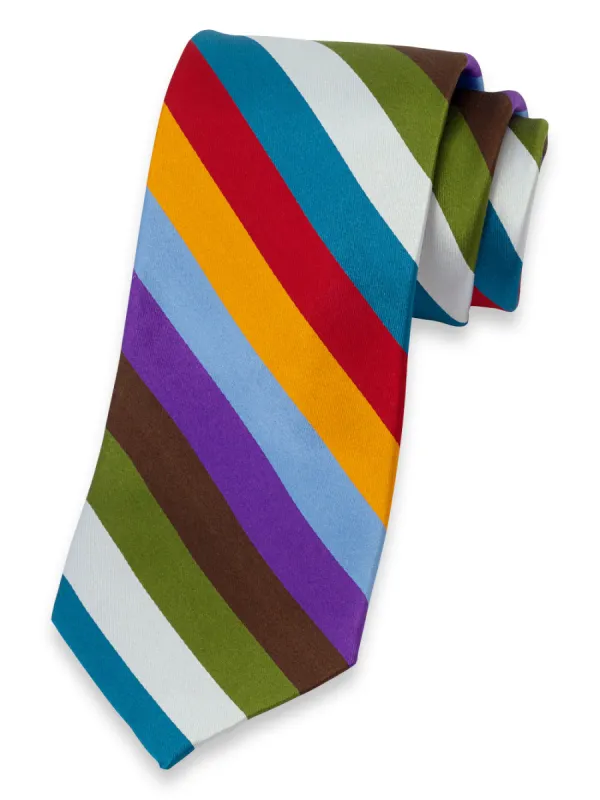 Stripe Woven Silk Tie sold by Paul Fredrick