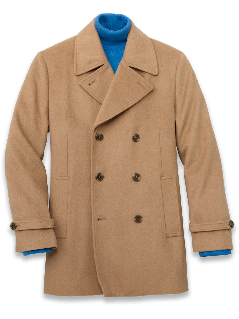 Wool Blend Peacoat sold by Paul Fredrick
