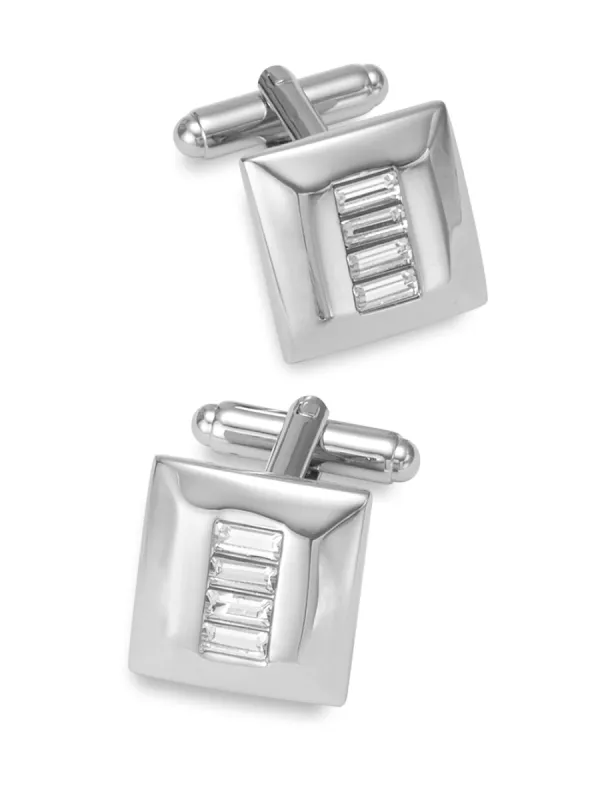 Crystal Square Cufflinks sold by Paul Fredrick