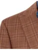 Italian Wool Plaid Single Breasted Peak Lapel Sport Coat sold by Paul Fredrick