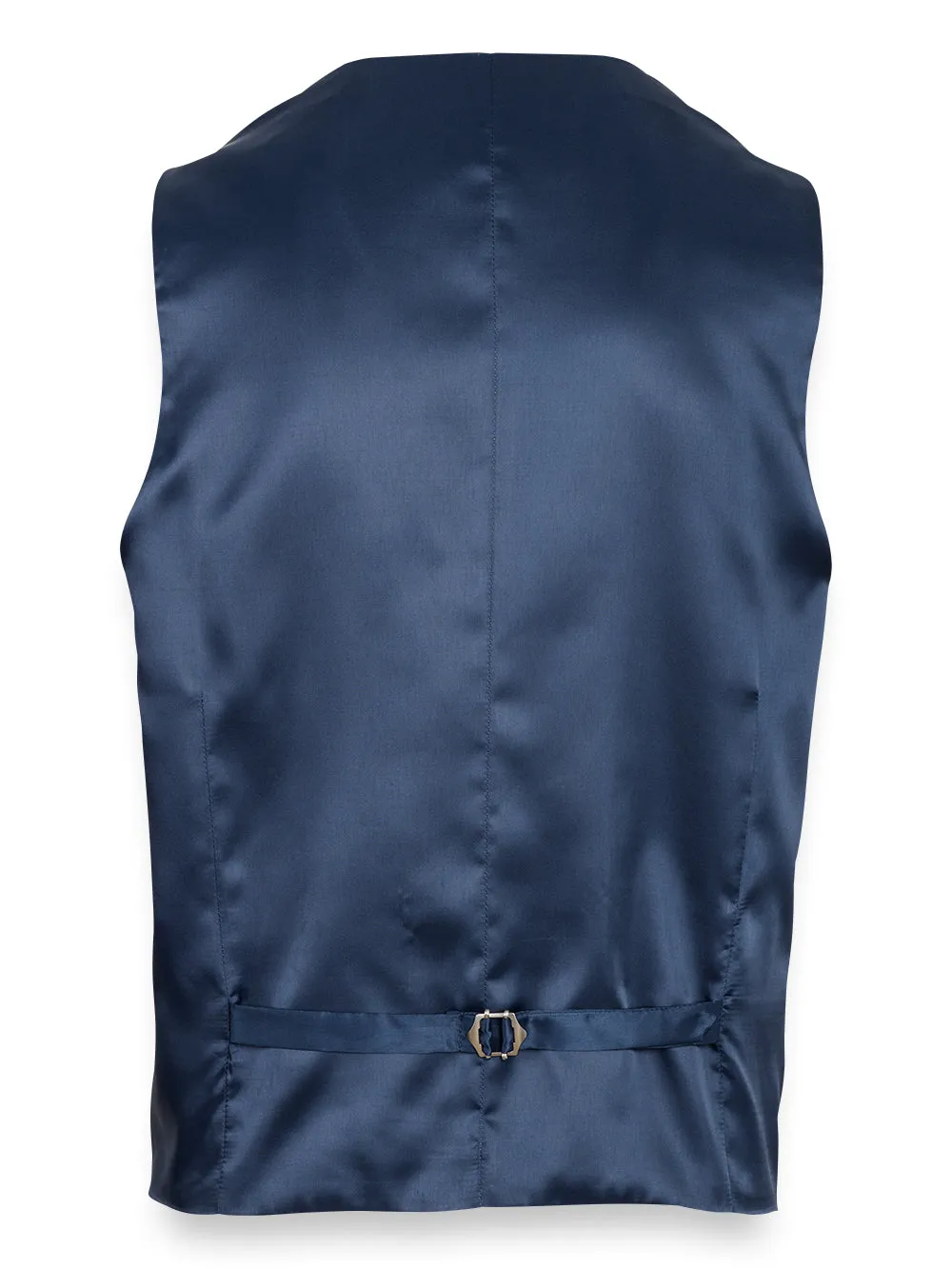 Classic Fit Sharkskin No Lapel Suit Vest sold by Paul Fredrick product image thumbnail 2