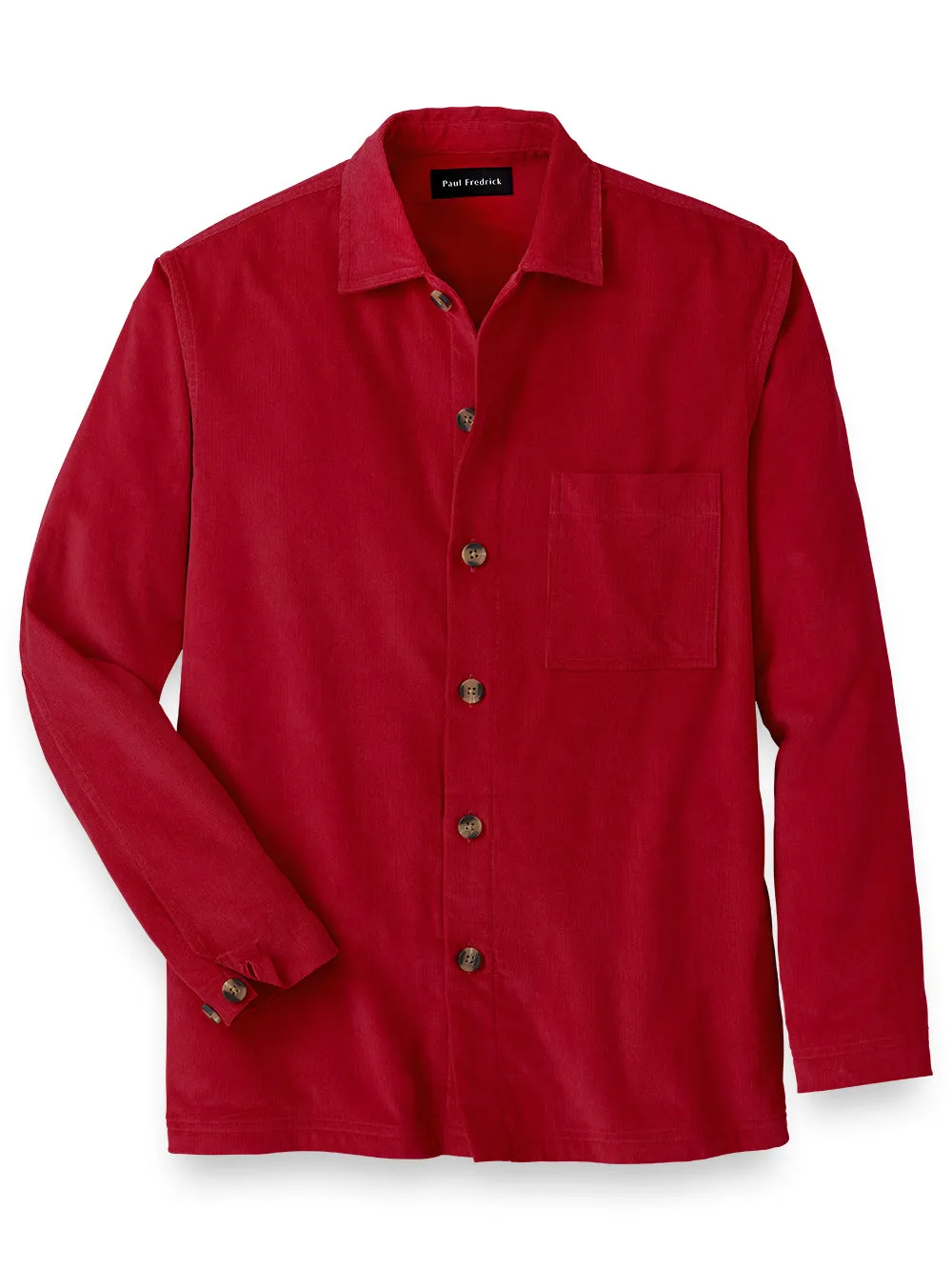 Cotton Corduroy Overshirt sold by Paul Fredrick