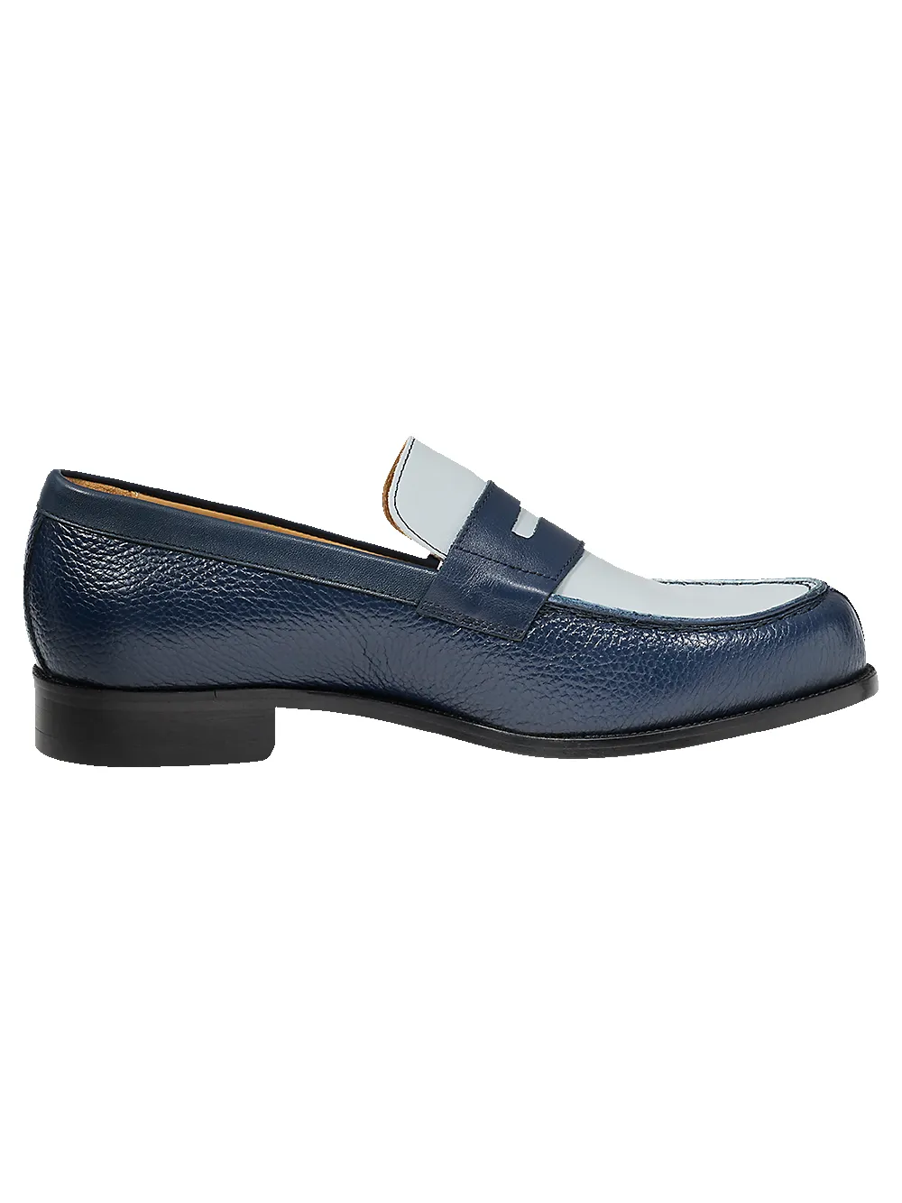 Wyatt Penny Loafer - Light Blue/blue sold by Paul Fredrick product image thumbnail 2
