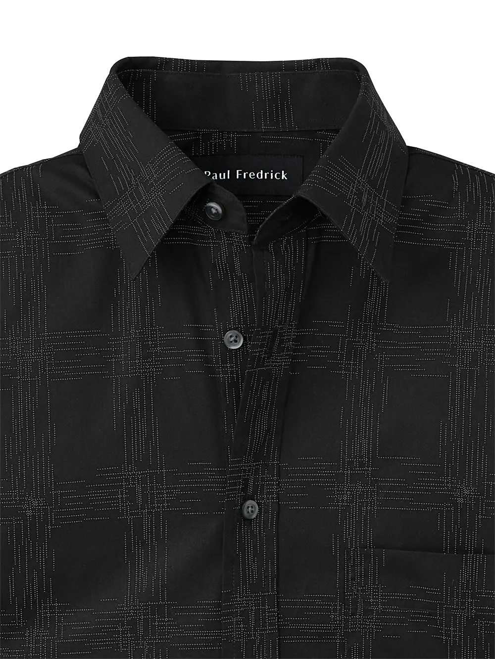 Cotton Check Print Casual Shirt sold by Paul Fredrick product image thumbnail 2