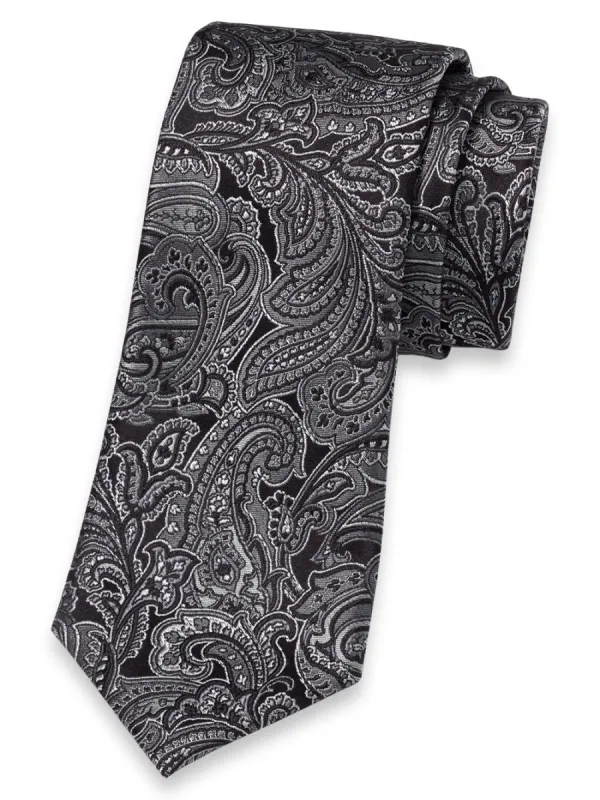 Paisley Woven Silk Tie sold by Paul Fredrick