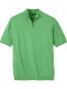 Cotton Quarter Zip Mock Neck Sweater - Light Green sold by Paul Fredrick
