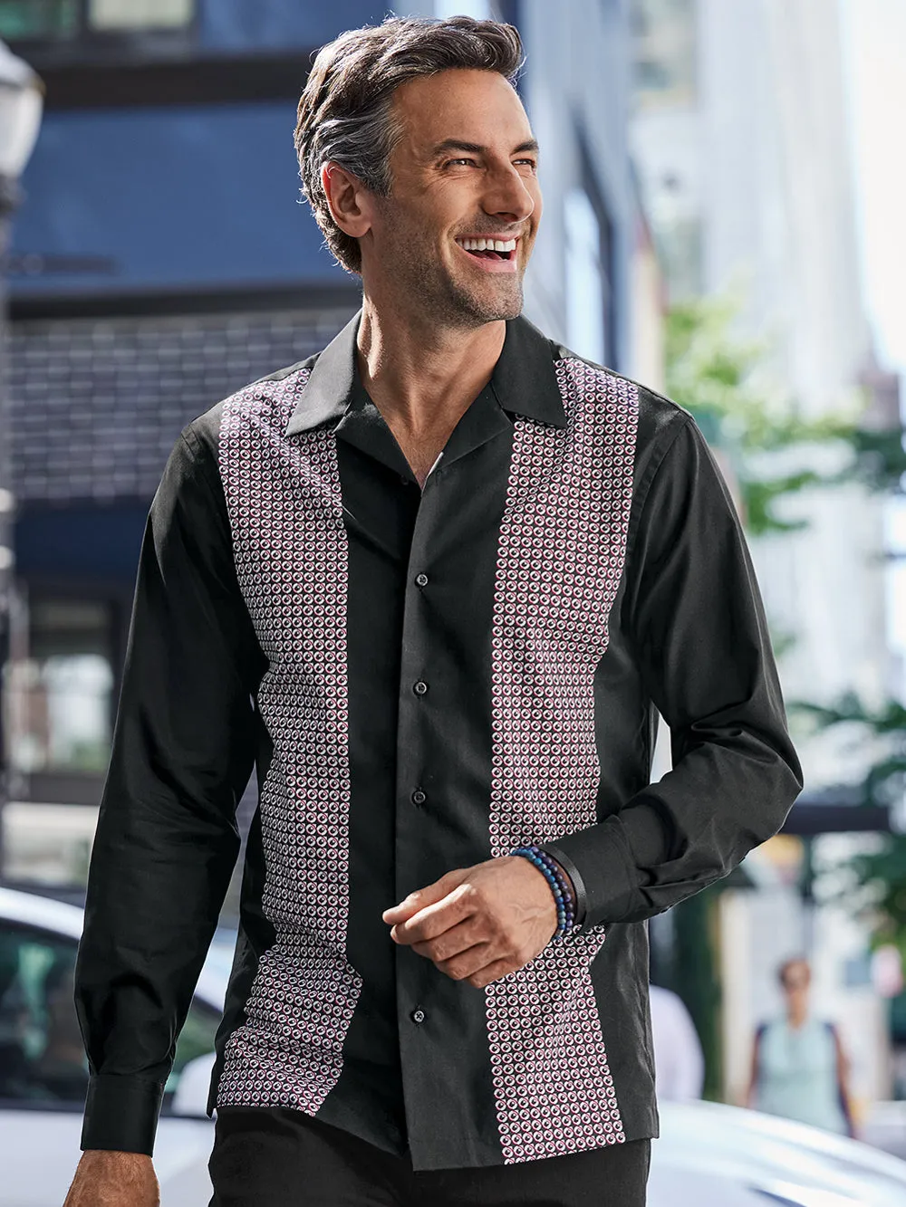 Cotton Geometric Print Casual Shirt sold by Paul Fredrick product image thumbnail 2