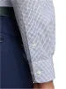 Non-Iron Cotton Check Dress Shirt With Contrast Trim - Navy sold by Paul Fredrick